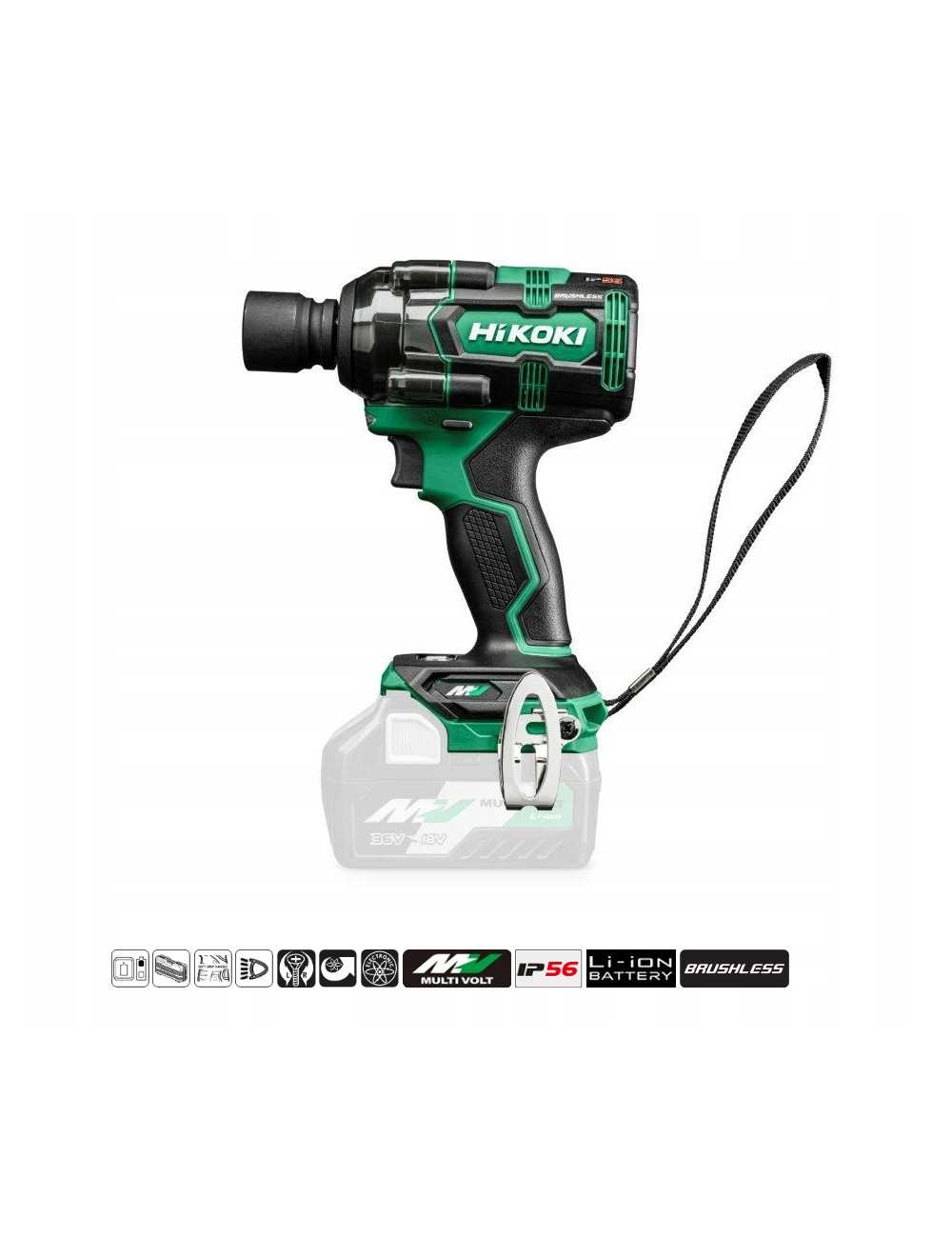 HIKOKI KLUCZ UDAROWY 36V WR36DHW2Z 1 2"  380Nm BL HITSYSTEM