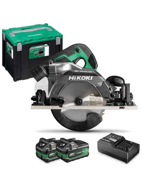 HIKOKI PILARKA 36V 165mm C3606DUMW2Z 2x2,5Ah BL MULTIVOLT HITSYSTEM 66mm
