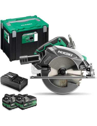 HIKOKI PILARKA 36V 190mm C3607DBWRZ 2x2,5Ah BL MULTIVOLT HITSYSTEM 65mm