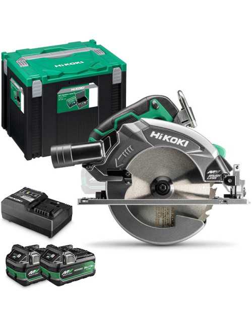 HIKOKI PILARKA 36V 190mm C3607DBWRZ 2x2,5Ah BL MULTIVOLT HITSYSTEM 65mm