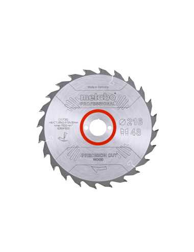 METABO PIŁA TARCZOWA HW CT 216x30x48z  PRECISION CUT WOOD PROFESSIONAL