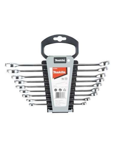 MAKITA ZESTAW KLUCZY PŁASKO-OCZKOWYCH 9szt.