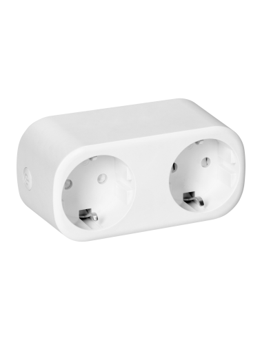 ORNO TUYA ROZGAŁĘZIACZ PODWÓJNY SMART WI-FI SCHUKO BIAŁY