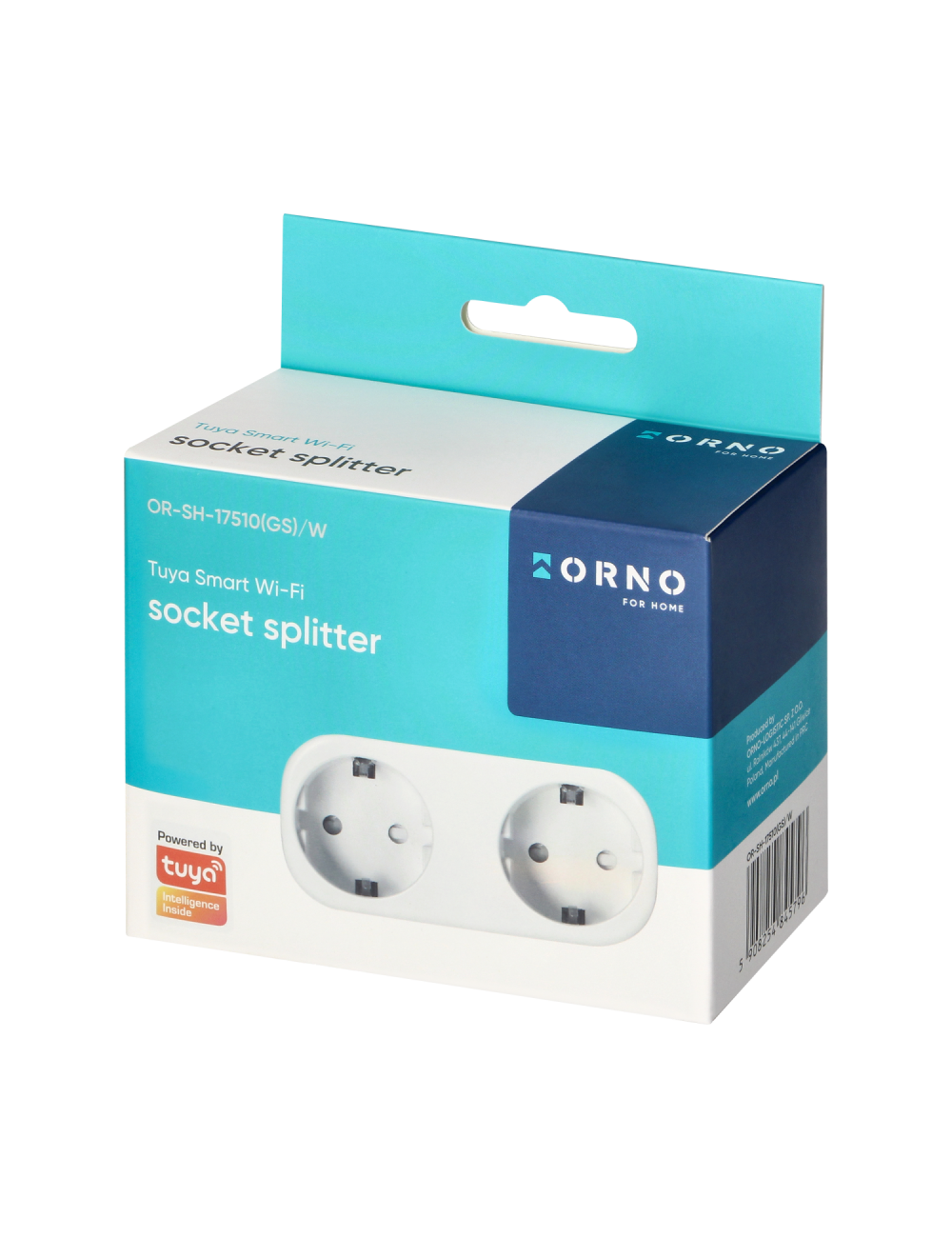 ORNO TUYA ROZGAŁĘZIACZ PODWÓJNY SMART WI-FI SCHUKO BIAŁY