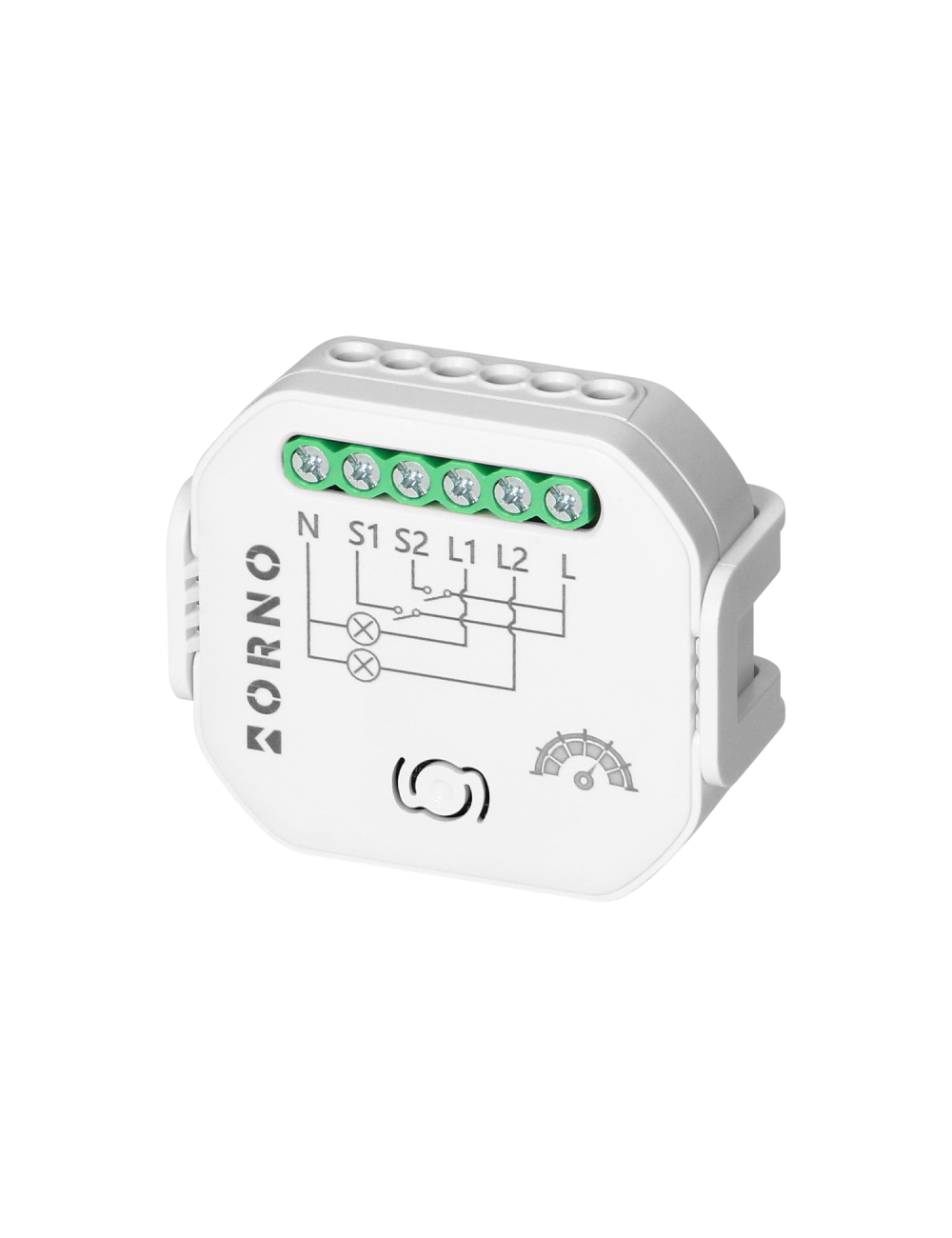 ORNO TUYA PRZEKAŹNIK DOPUSZKOWY 2 KANAŁY ZE ŚCIEMNIACZEM SMART WI-FI+BLE