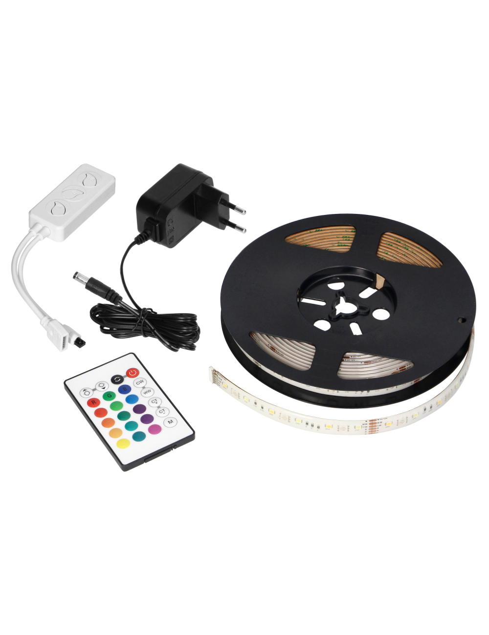 ORNO TUYA TAŚMA LED IP65 RGBW 5m + ZASILACZ SMART WI-FI