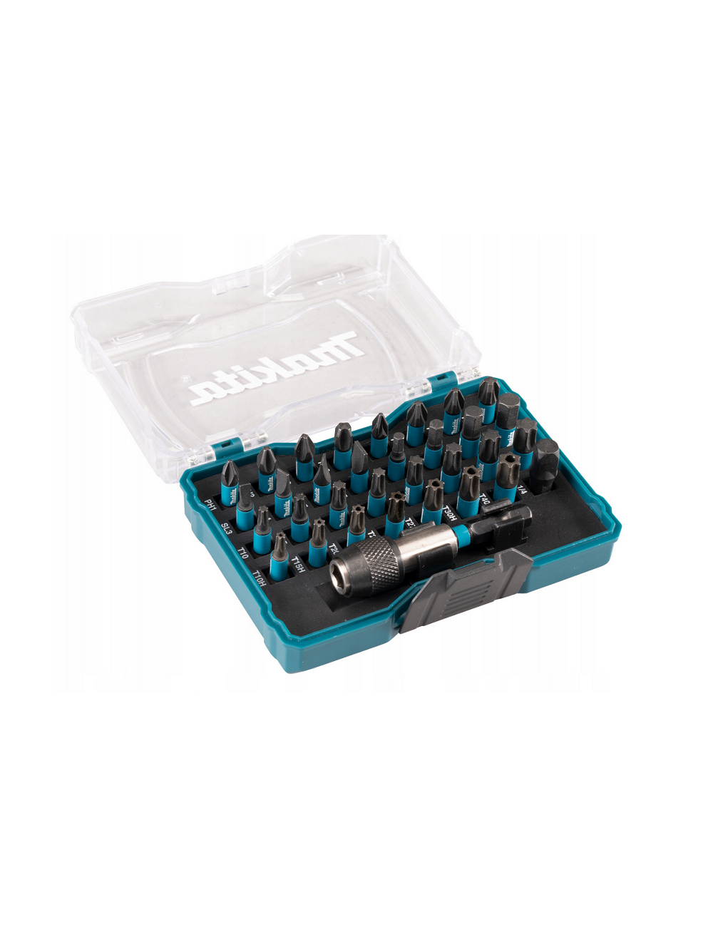 MAKITA ZESTAW KOŃCÓWEK WKRĘTAKOWYCH + UCHWYT  33szt. IMPACT BLACK