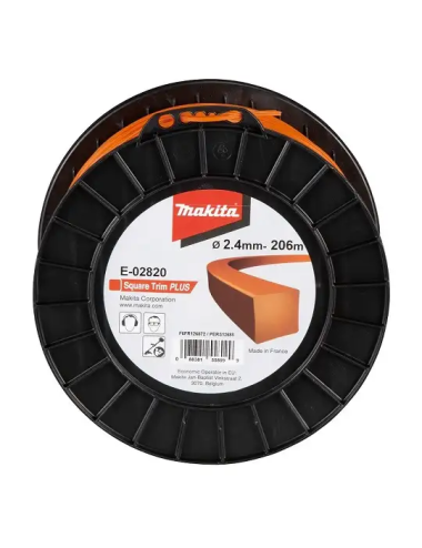 MAKITA ŻYŁKA NYLONOWA KWADRAT 2,4mm 206mb