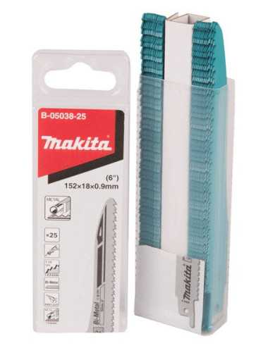 MAKITA BRZESZCZOT DO PIŁ SZABLASTYCH BIM 152x0,9mm  25szt. METAL, PVC (FAST)