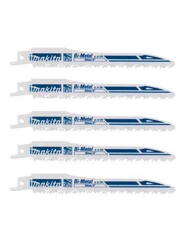 MAKITA 25 x  BRZESZCZOT DO PIŁ SZABLASTYCH BIM 152x0,9mm 25szt. DREWNO, METAL, PVC (FAST)