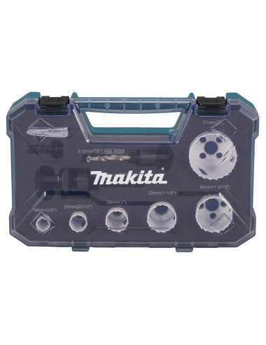 MAKITA ZESTAW OTWORNIC BIM ECONOMY  6szt. (ELEKTRYK) 16,20,25,32,40,51mm+5WIE+2 ADAPTER