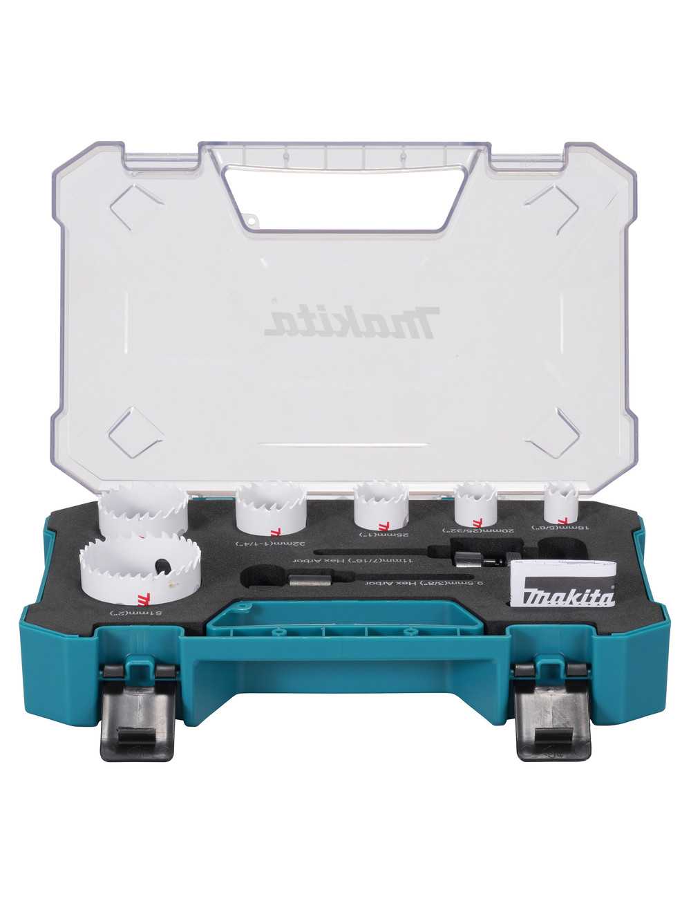 MAKITA ZESTAW OTWORNIC BIM ECONOMY  6szt. (ELEKTRYK) 16,20,25,32,40,51mm+5WIE+2 ADAPTER