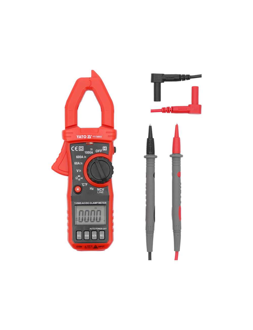 YATO MIERNIK CĘGOWY T. RMS AC DC 10MA-1000A YT-730933