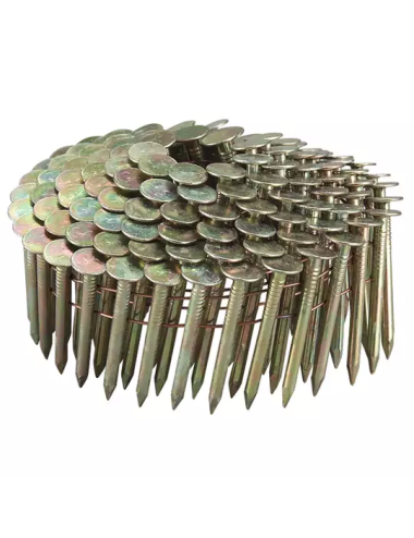 MAKITA GWOŹDZIE ŁĄCZONE DRUTEM 15° 3,1x38mm  7200szt. DACHOWE, GŁADKIE, OCYNKOWANE