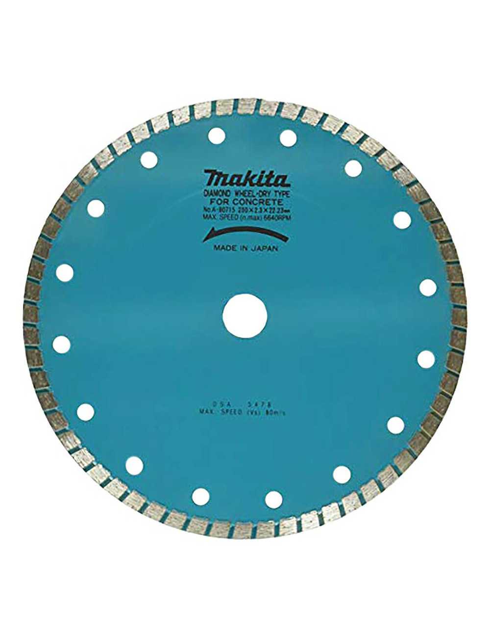 MAKITA TARCZA DIAMENTOWA 230x22,23mm TURBO (NA SUCHO) PŁYTKI