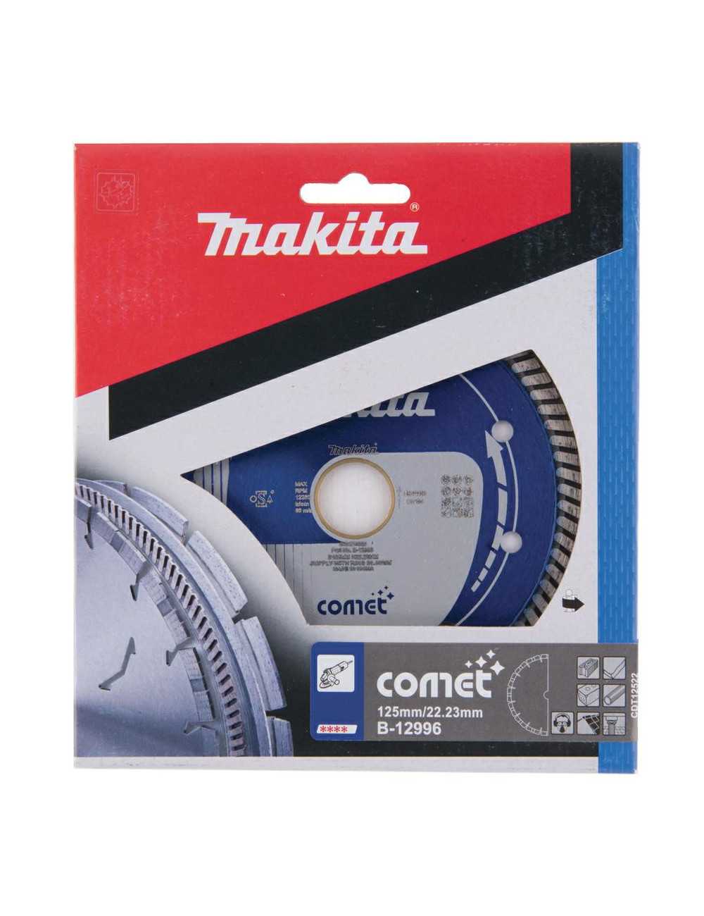 MAKITA TARCZA DIAMENTOWA 125x22,23mm PEŁNA(SUCHO MOKRO) BETON, CEGŁA, PŁYTKI