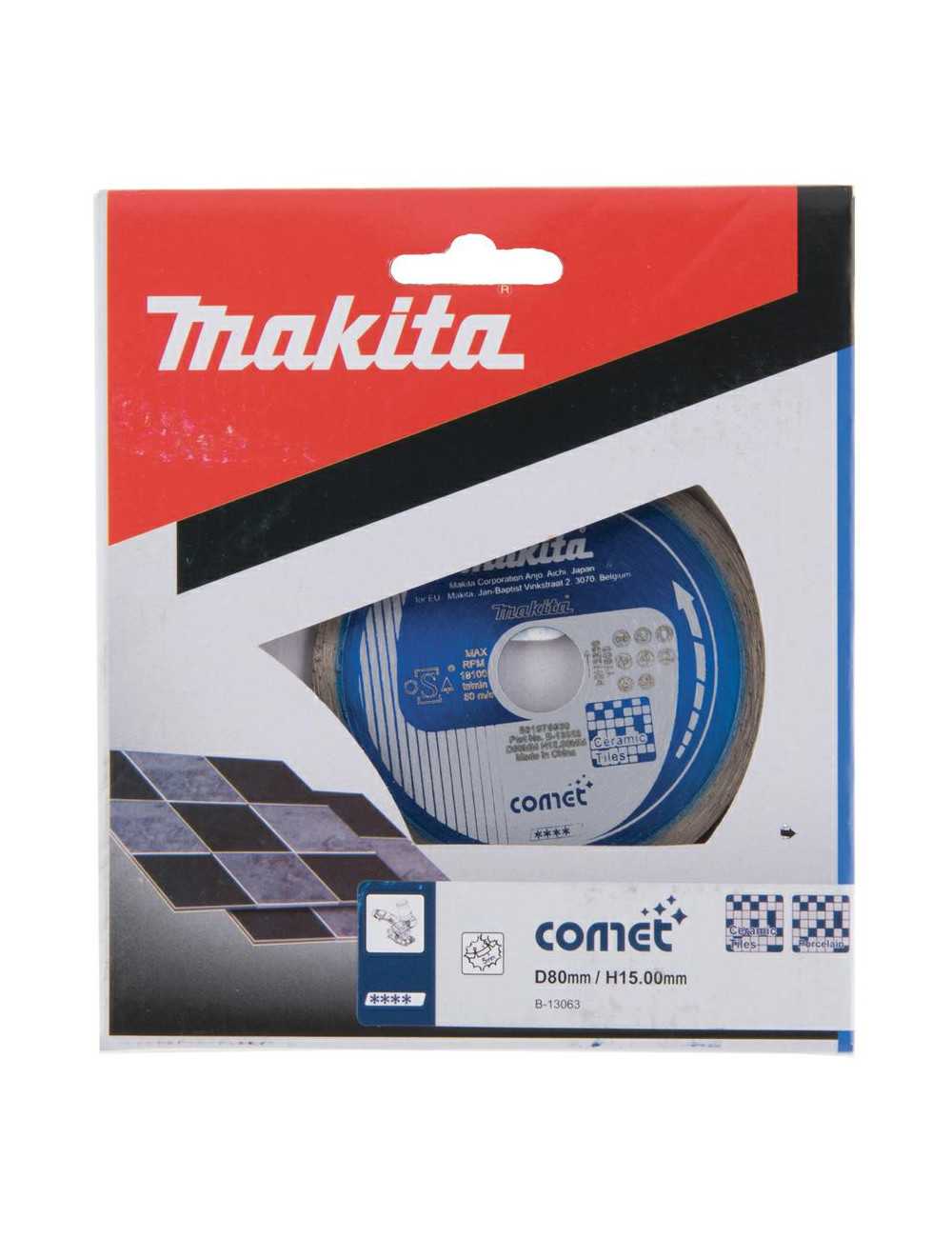 MAKITA TARCZA DIAMENTOWA  80x15mm PEŁNA (SUCHO MOKRO) PŁYTKI