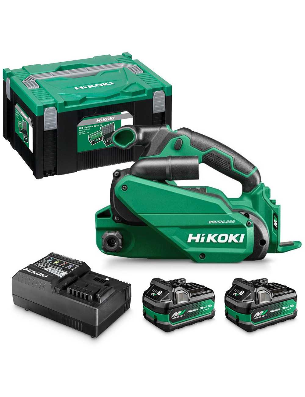 HIKOKI SZLIFIERKA TAŚMOWA 36V SB3608DAWPZ 76x533mm 2x2,5Ah HITSYSTEM