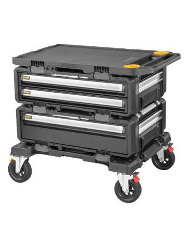 DEWALT SKRZYNIA TOUGH SYSTEM 2,0 DXL WIEŻA 4 w 1 MOBILNY ZESTAW SKRZYŃ