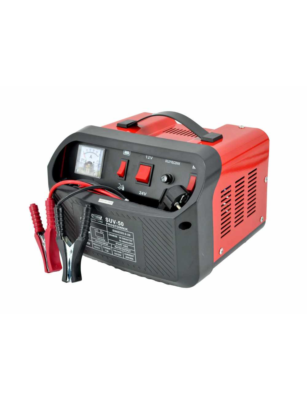 AWTOOLS PROSTOWNIK SUV-50 Z ROZRUCHEM 12V 24V  BLACK LINE