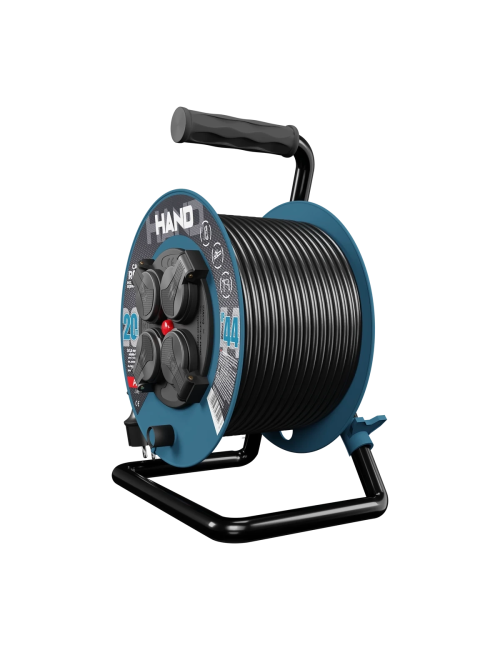 PLAST-ROL HAND PRZEDŁUŻACZ BĘBEN 20m 3x1,5mm 16A 3680W IP44