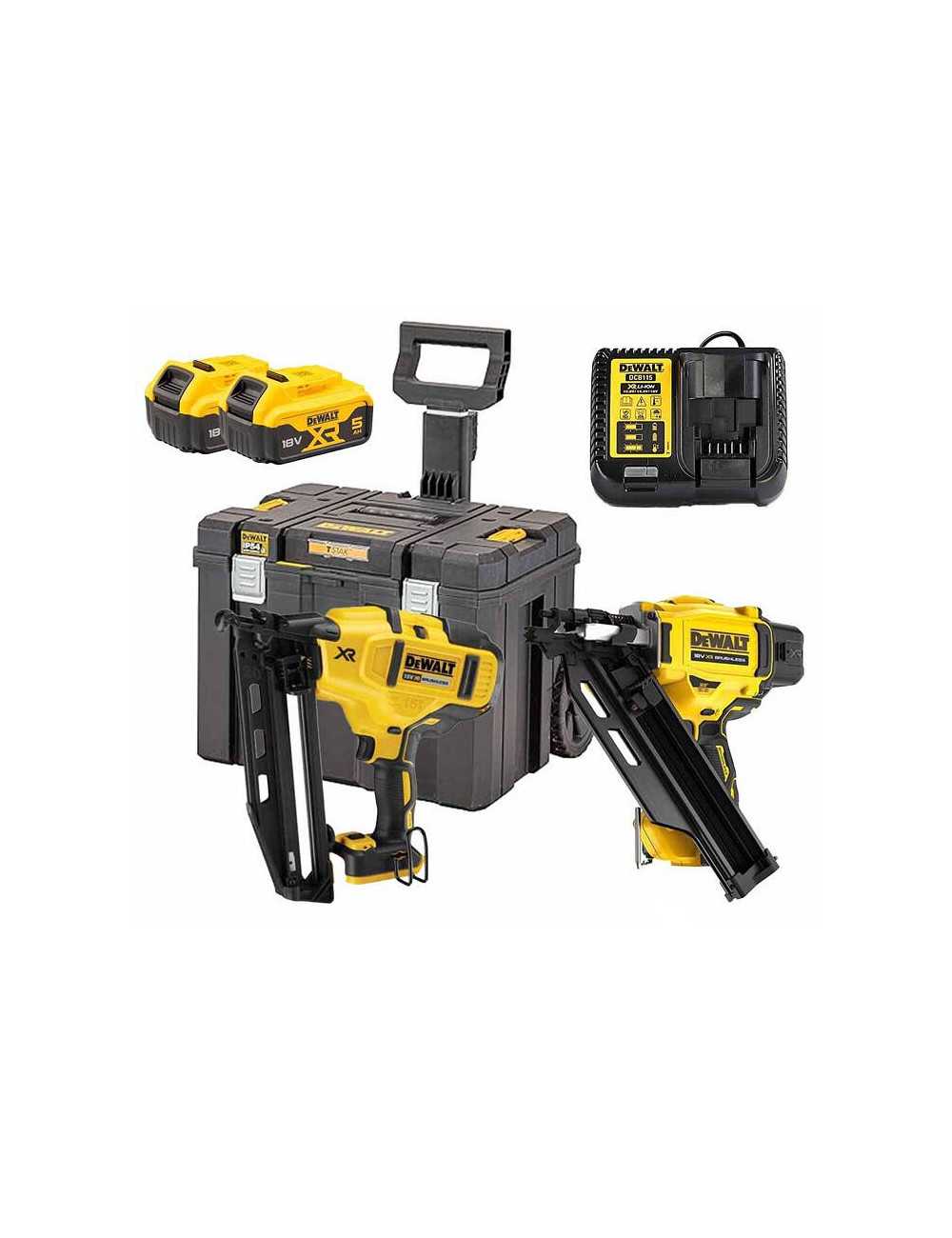 DEWALT ZESTAW COMBO 18V DCK246P2 (DCN930 + DCN660) 2x5,0Ah TSTAK