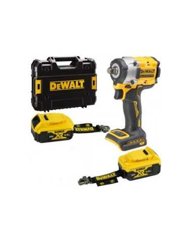 DEWALT KLUCZ UDAROWY 1 2"" 18V DCF921P2LRT 406Nm 2x5,0Ah TSTAK PIERŚCIEŃ LANYARD READ