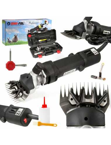 MAR-POL MASZYNKA DO STRZYŻENIA OWIEC 230V 320W Z REGULACJĄ