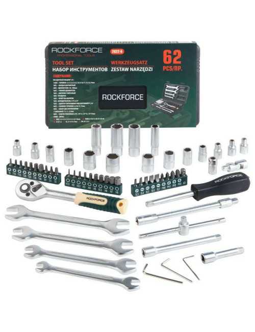 ROCKFORCE ZESTAW KLUCZY 1 4" 62 ELEMENTY
