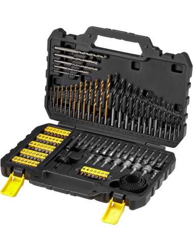 STANLEY ZESTAW WIERTEŁ I KOŃCÓWEK 100 ELEMENTÓW