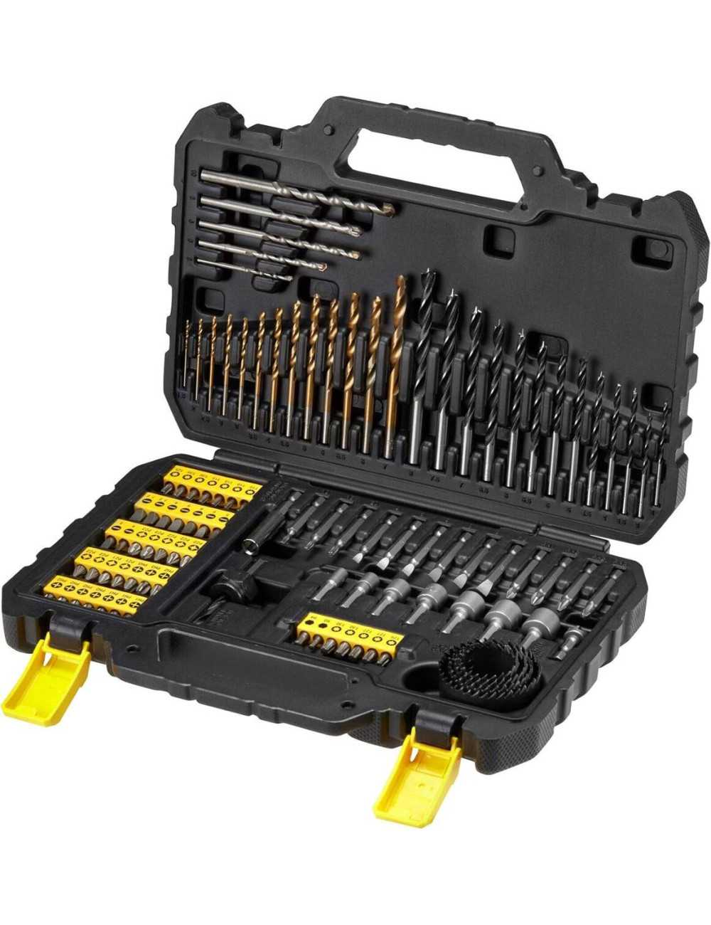 STANLEY ZESTAW WIERTEŁ I KOŃCÓWEK 100 ELEMENTÓW