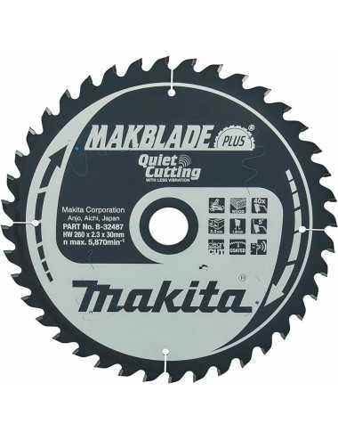 MAKITA PIŁA TARCZOWA  260x30x40z MAKBLADE PLUS DREWNO