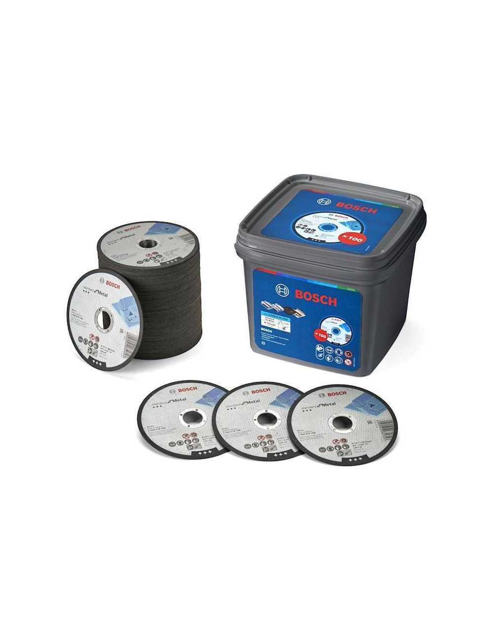 BOSCH TARCZA TNĄCA DO METALU125mm x 1,0mm x 22mm STANDARD FOR METAL  100szt. WIADERKO