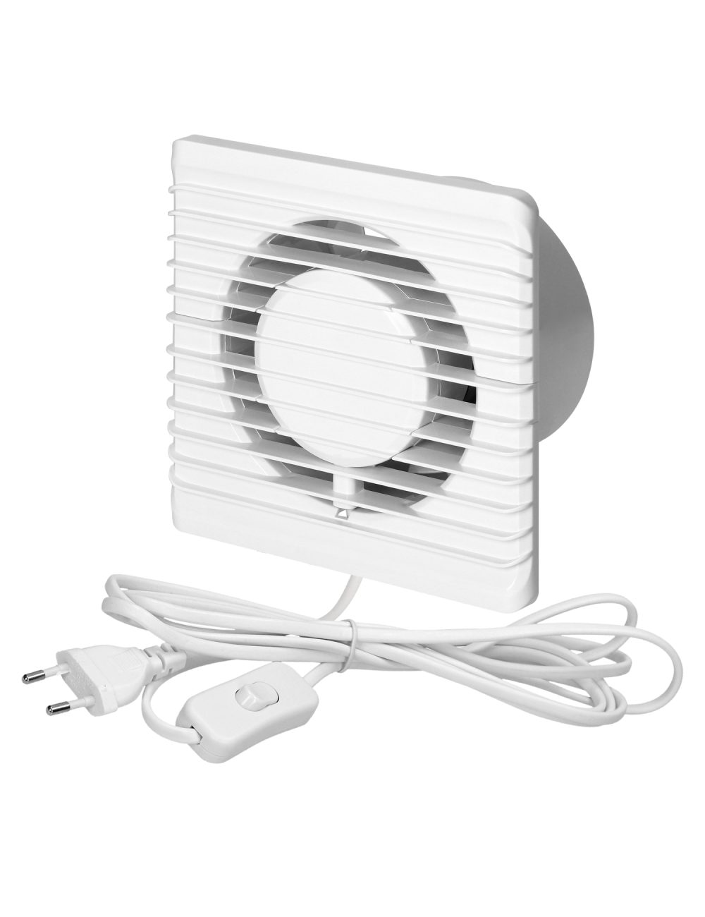 ORNO WENTYLATOR ŁAZIENKOWY 100mm - PRZEWÓD Z WYŁĄCZNIKIEM