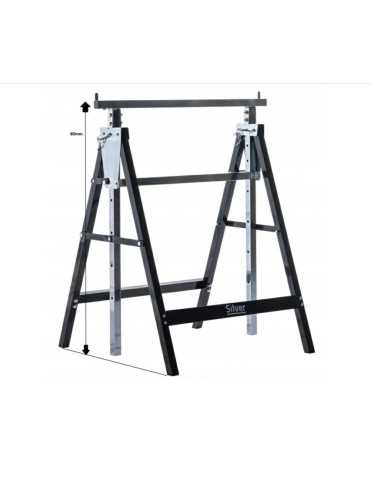 KOBYŁKA STOJAK REGULOWANA WYSOKOŚĆ 80-130cm SILVER