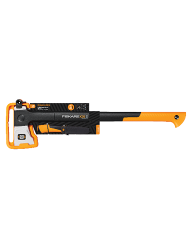 FISKARS SIEKIERA ROZŁUPUJĄCA X28  X-SERIES OSTRZE M + NÓŻ UNIWERSALNY