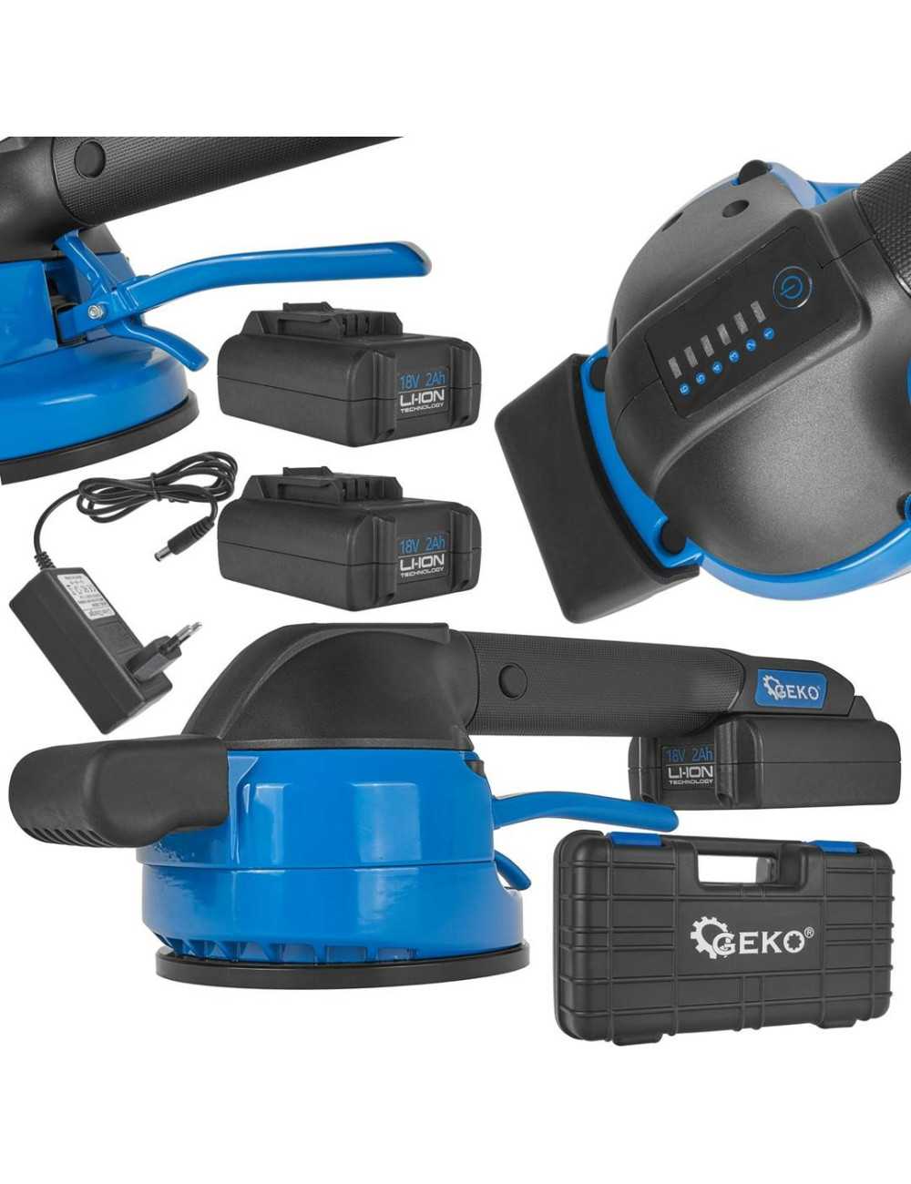 PRZYSSAWKA WIBRUJĄCA DO PŁYTEK 2x18V GEKO