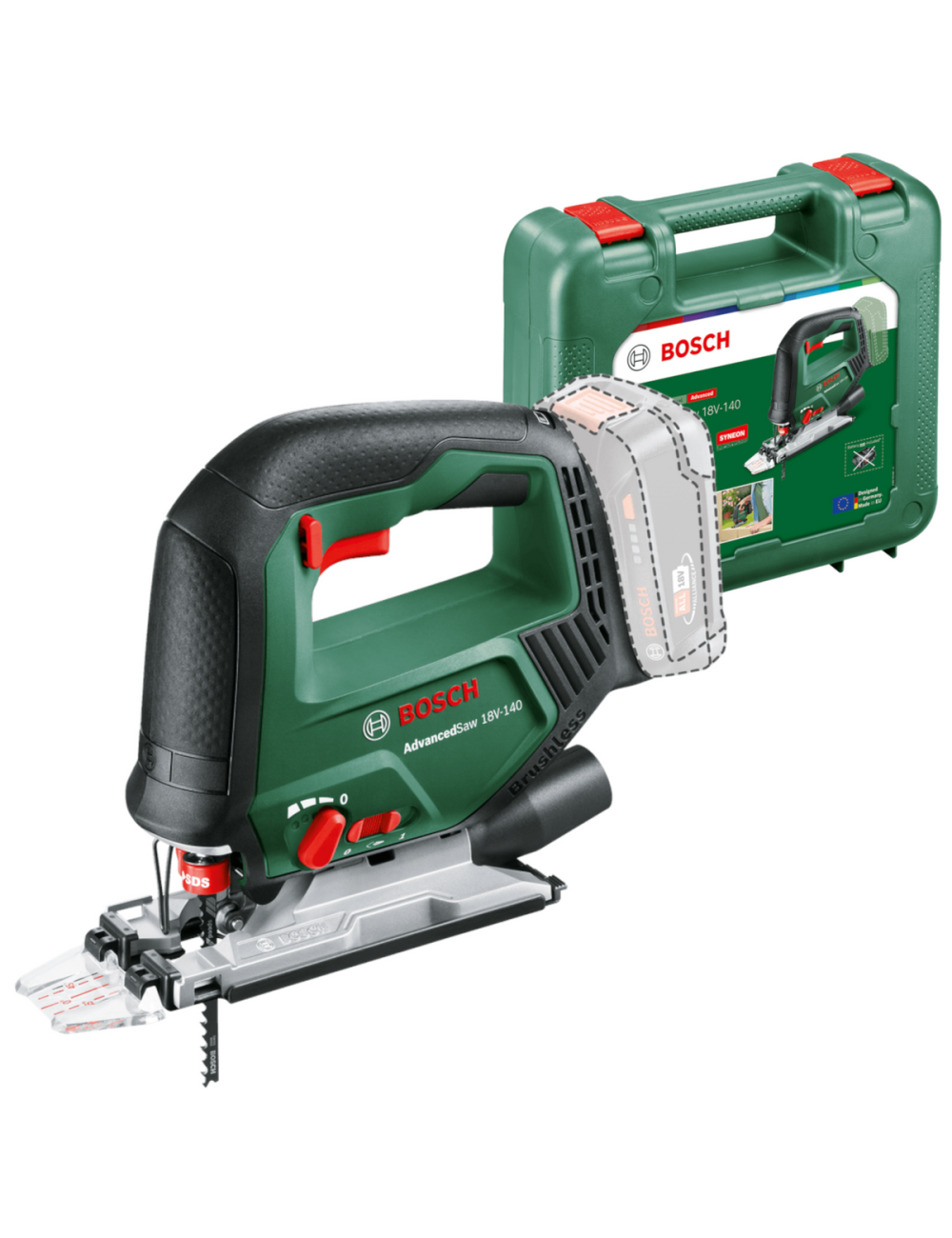 BOSCH WYRZYNARKA ADVANCED SAW 18V-140 BODY