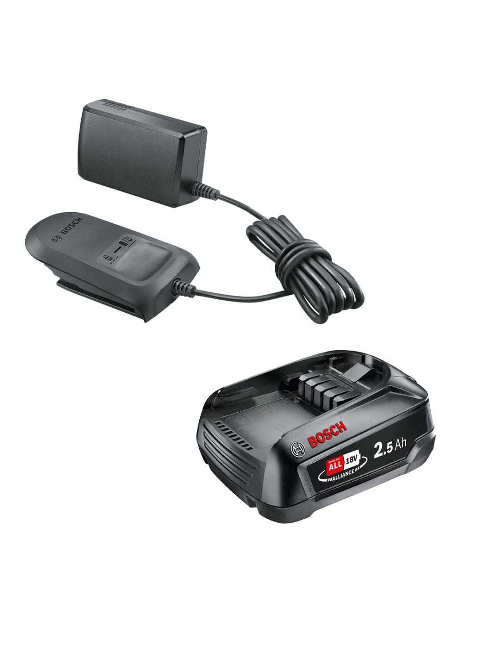 BOSCH AKUMULATOR 18V  2,5Ah + ŁADOWARKA AL18V-20