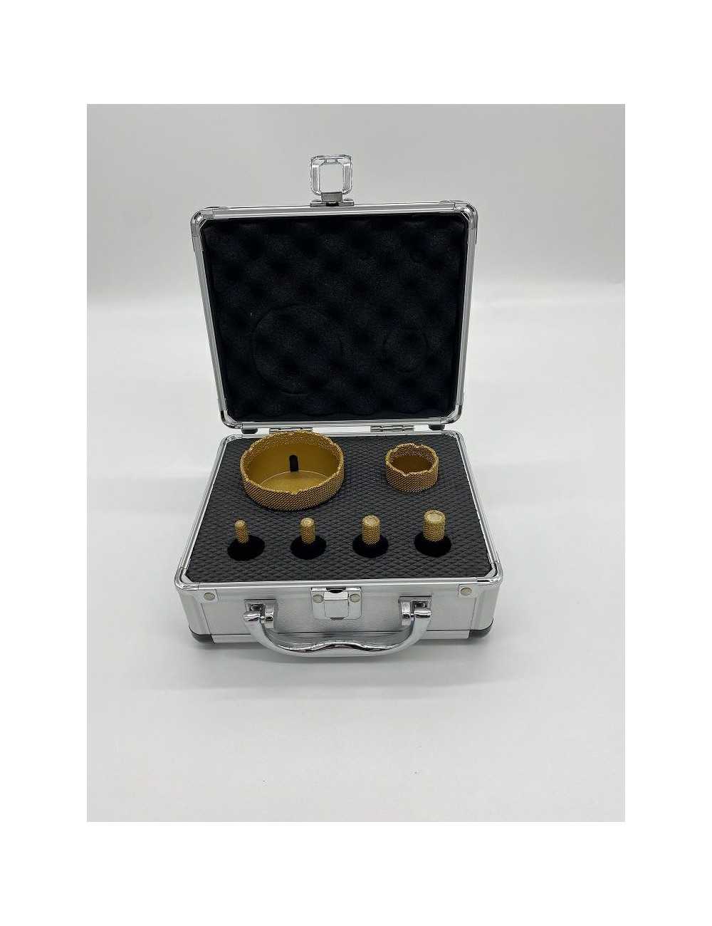 KORONA DIAMENTOWA M14 ZESTAW 6 8 10 12 35 68mm WIERCENIE NA SUCHO INDIAN PROFESSIONAL