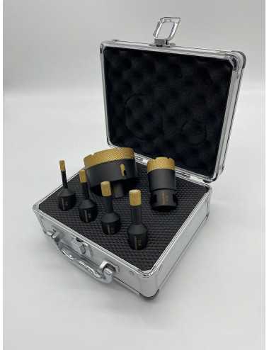 KORONA DIAMENTOWA M14 ZESTAW 6 8 10 12 35 68mm WIERCENIE NA SUCHO INDIAN PROFESSIONAL