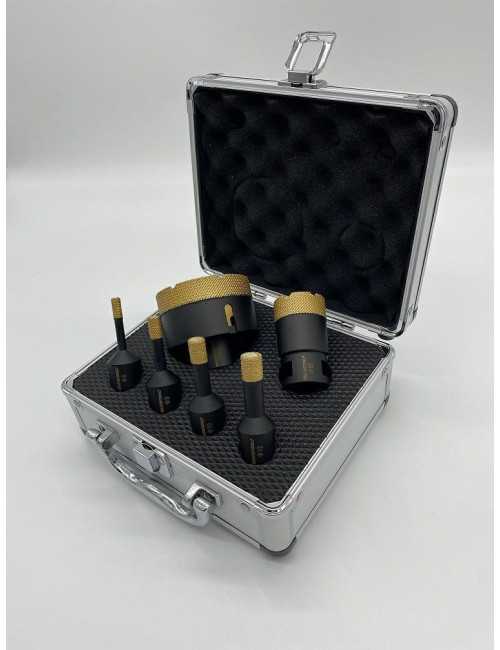 KORONA DIAMENTOWA M14 ZESTAW 6 8 10 12 35 68mm WIERCENIE NA SUCHO INDIAN PROFESSIONAL