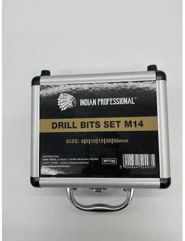 KORONA DIAMENTOWA M14 ZESTAW 6 8 10 12 35 68mm WIERCENIE NA SUCHO INDIAN PROFESSIONAL