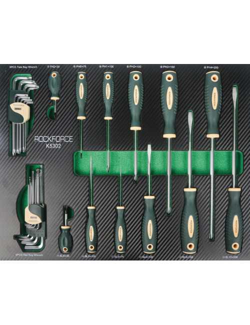 ROCKFORCE SZAFKA WARSZTATOWA + 172szt. NARZĘDZI