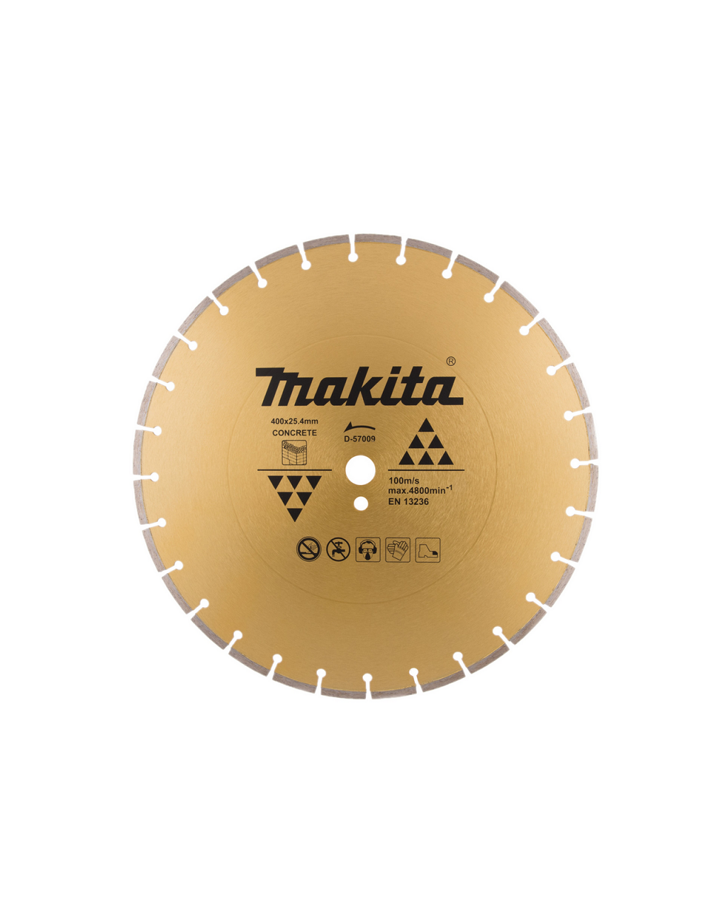 MAKITA TARCZA DIAMENTOWA 400x25,4mm SEGMENT (SUCHO MOKRO) BETON
