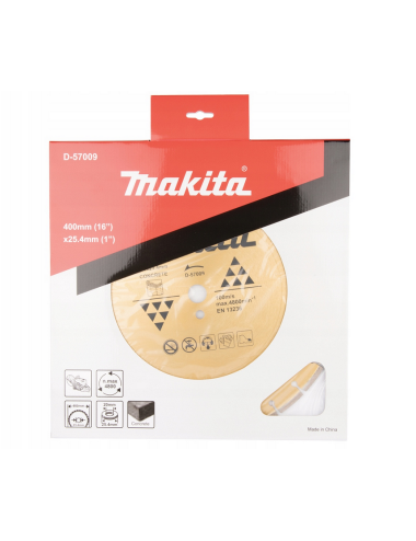 MAKITA TARCZA DIAMENTOWA 400x25,4mm SEGMENT (SUCHO MOKRO) BETON