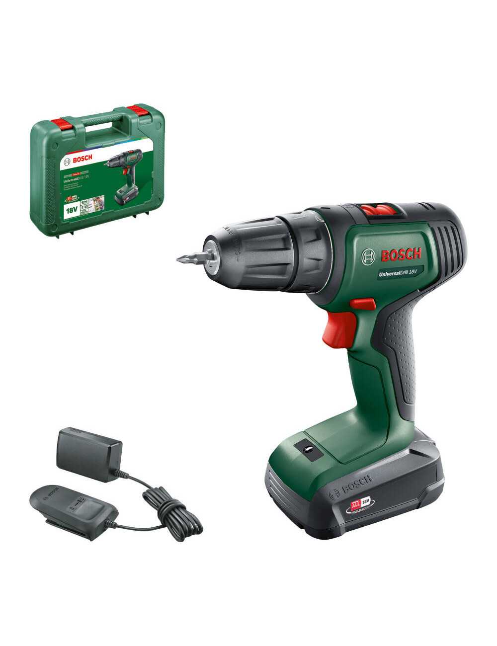 BOSCH WKRĘTARKA UNIVERSAL DRILL 18V 1x1,5Ah