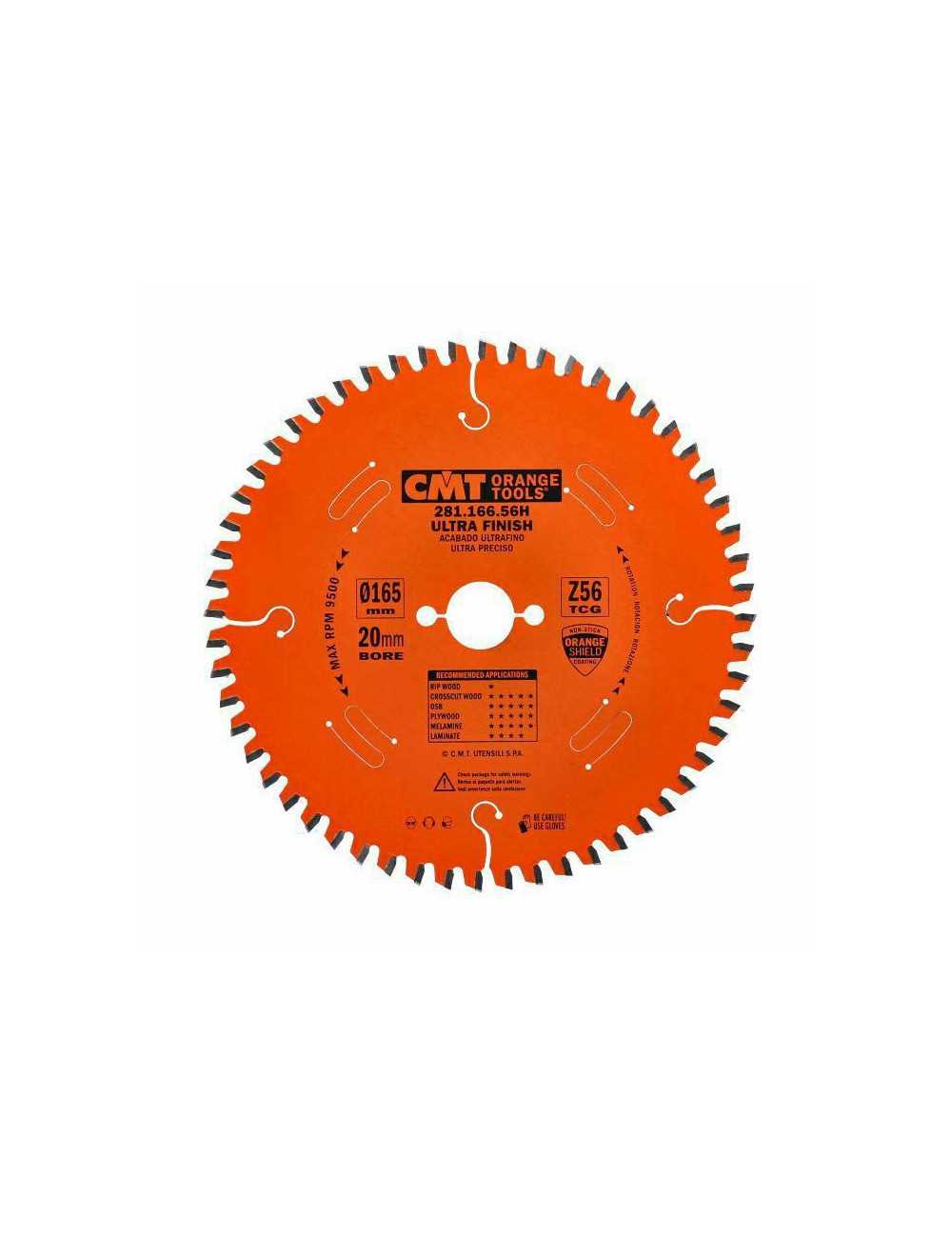 CMT PIŁA HM D=165 F=20 Z=56K P=2.2 1.6 TCG -3 kąt NEG