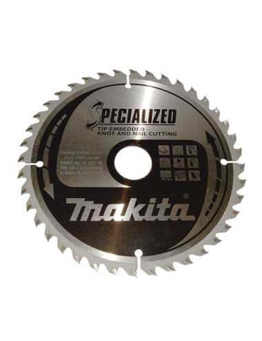 MAKITA PIŁA TARCZOWA  185x30x40z SPECJALIZED DREWNO (Z GWOŹDZIAMI I SĘKAMI)