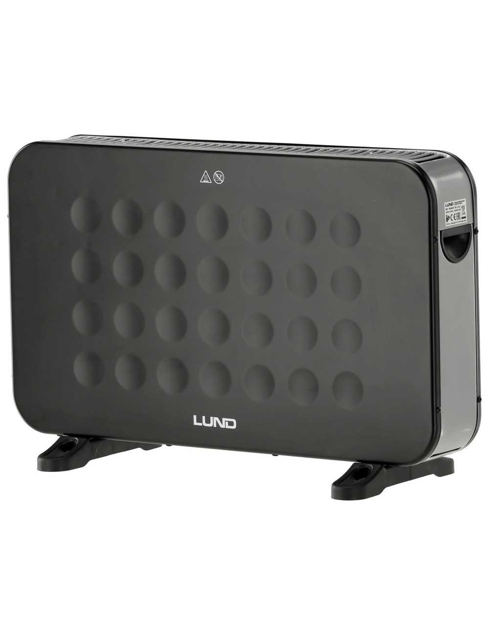 LUND GRZEJNIK KONWEKTOROWY 2000W CZARNY